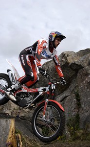 Dougie Lampkin under trial-VM i Uddevalla.