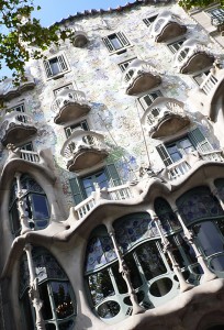 Casa Batllï¿½, created by Antoni Gaudï¿½, Barcelona.